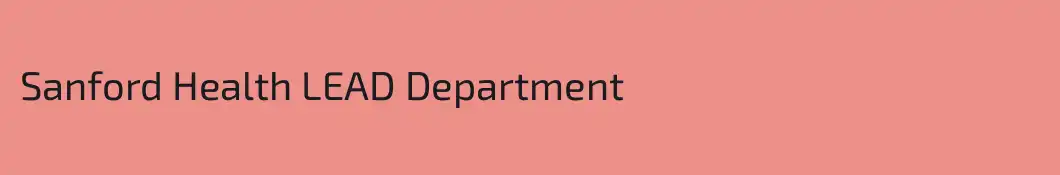Sanford Health LEAD Department
